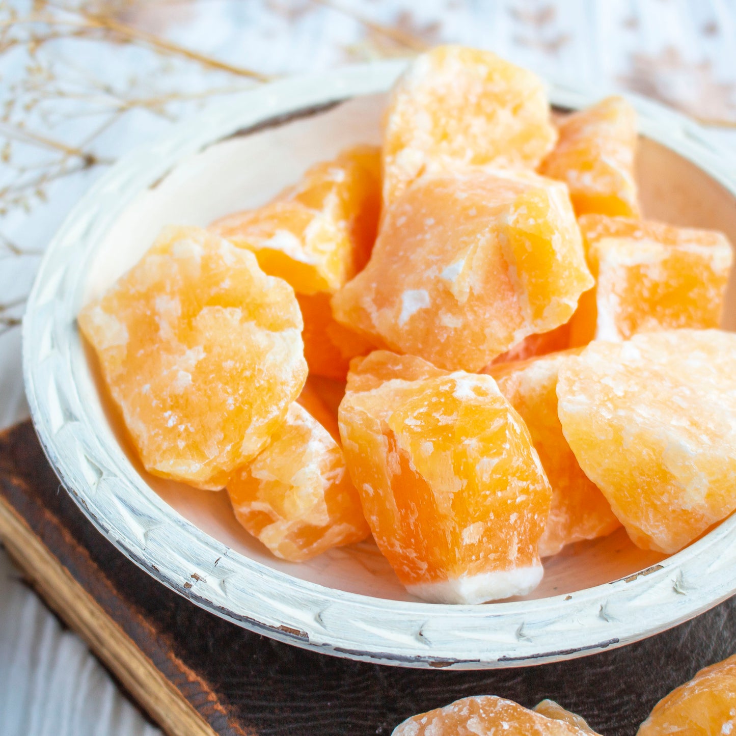 Orange Calcite Chunk | Raw Orange Calcite