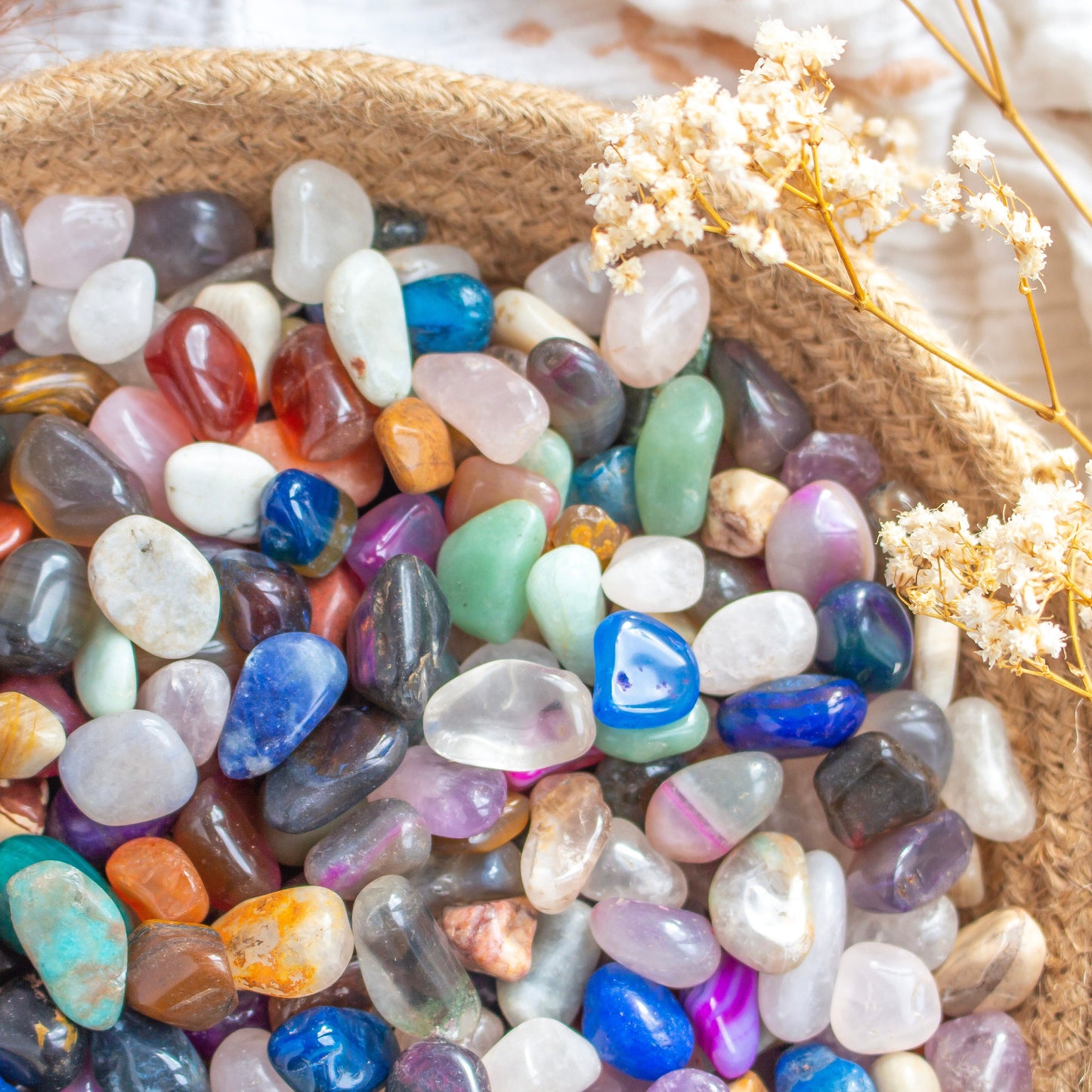 Mixed Crystal Mini Tumblestones | 200g Bag | Crystal Confetti