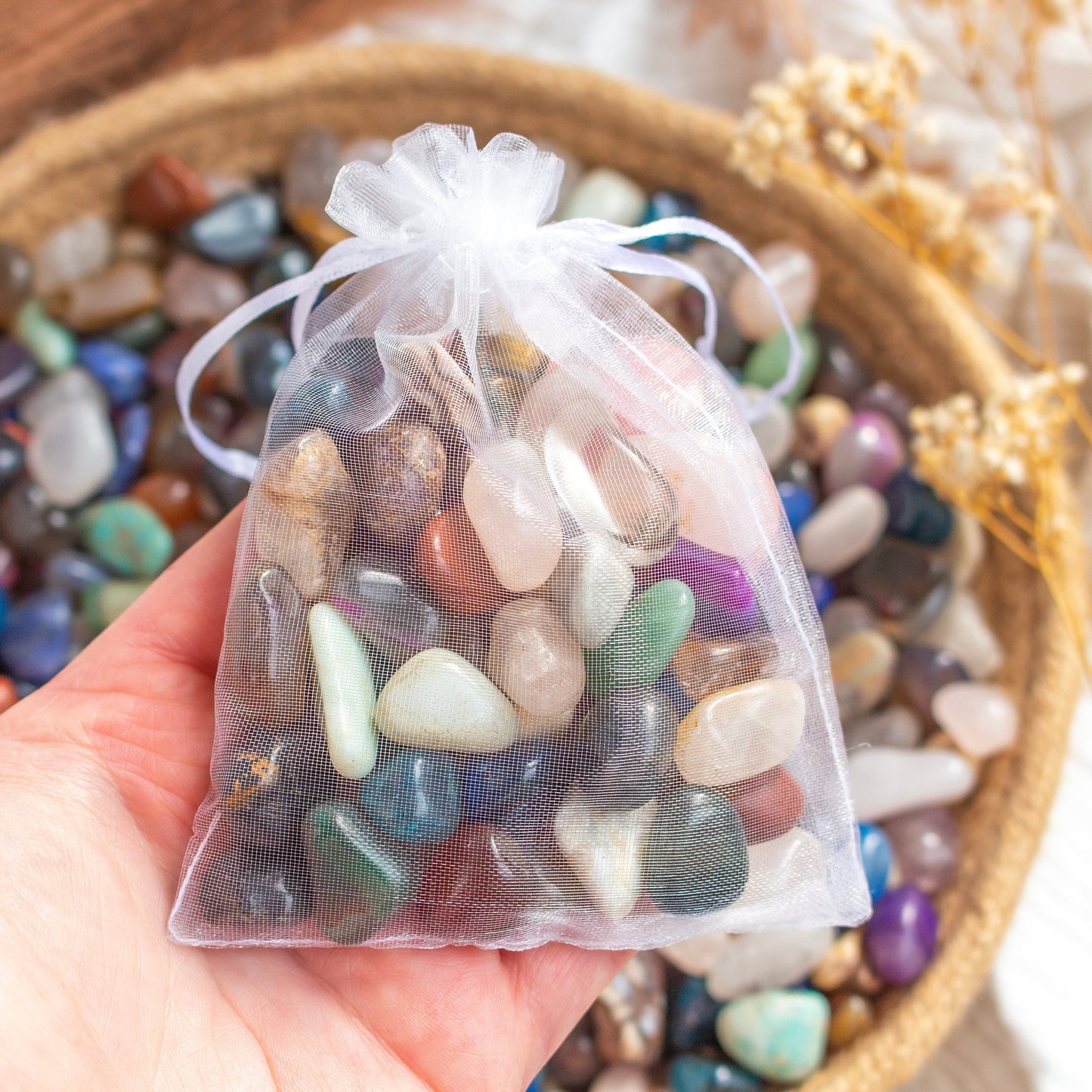 Mixed Crystal Mini Tumblestones | 200g Bag | Crystal Confetti