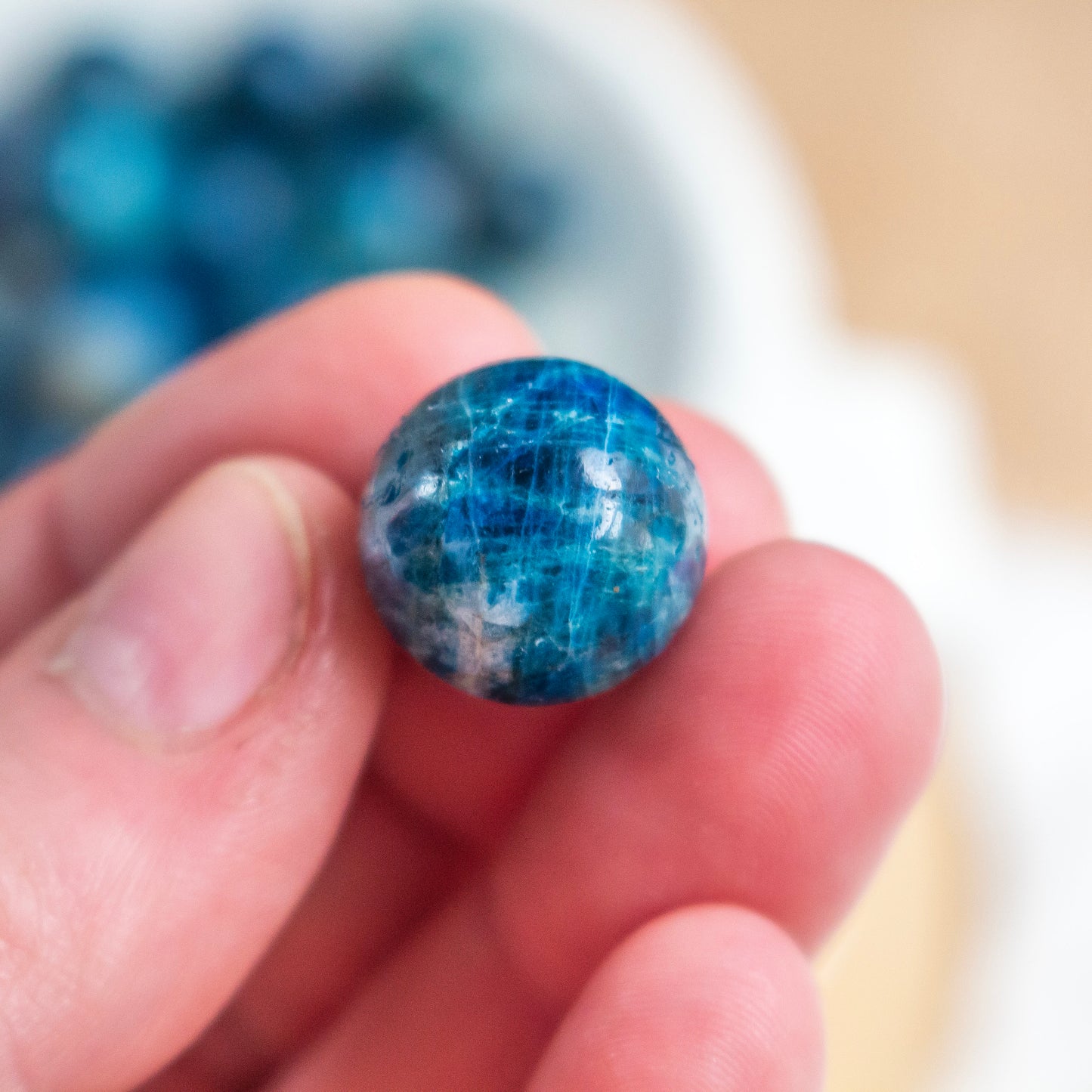 UV Reactive Sodalite Crystal Mini Sphere